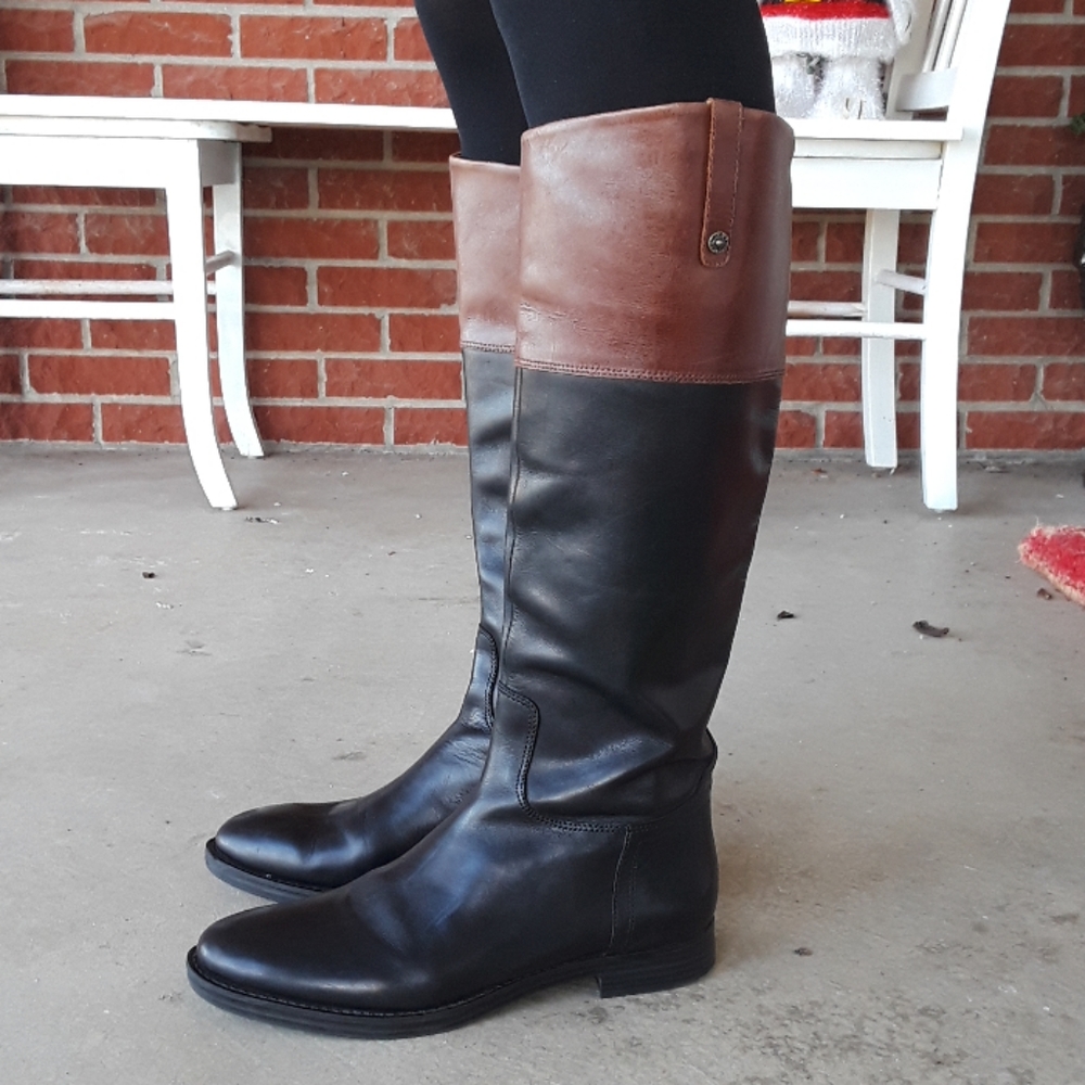Enzo angiolini size 10 ellerby riding boots